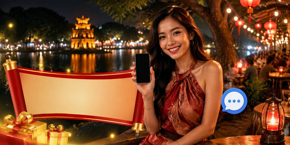 Người dùng Hà Nội trải nghiệm casino trên di động tại chợ đêm