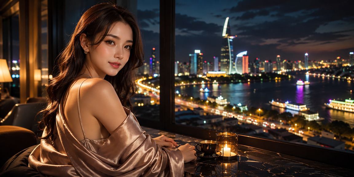 Người dùng Sài Gòn thực hiện giao dịch tài chính trên điện thoại tại quán cà phê